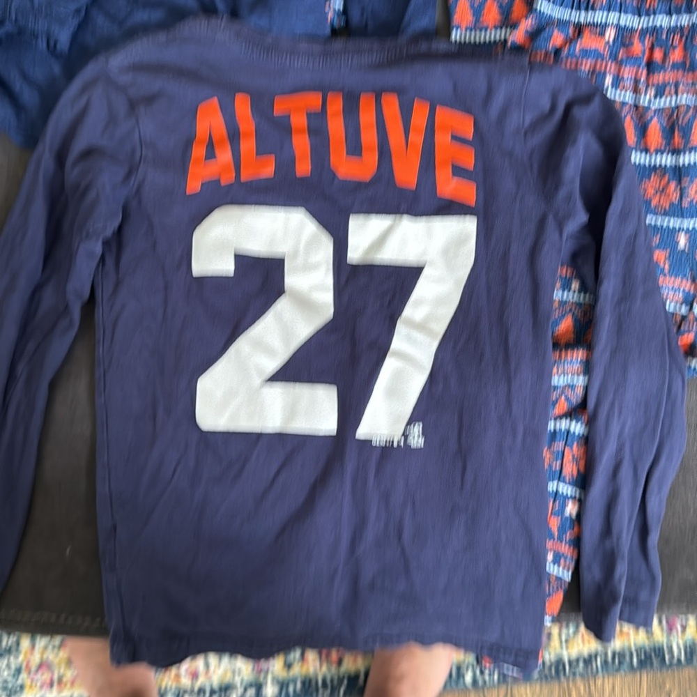 Houston Astros 3 item bundle youth small/medium. Under Armor, Pajamas, Altuve - Picture 4 of 10